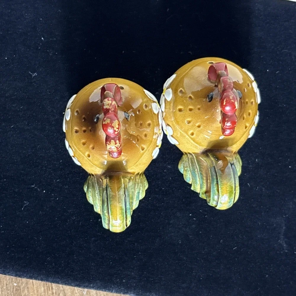 Vintage Norcrest Rooster Salt And Pepper‎ Shakers